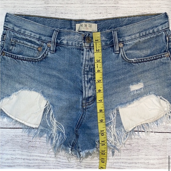 Free People We The Free Denim Shorts - Picture 3 of 10